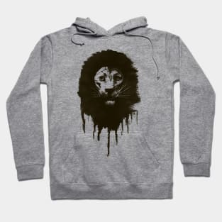 Rebel Lion (Black and White) Hoodie